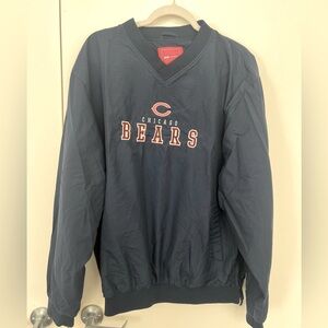 Chicago Bears Reebok pullover windbreaker